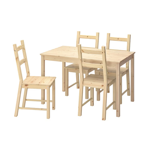 이케아 INGO 잉오 IVAR 이바르 테이블+의자4/식탁세트/테이블세트/주방가구