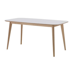이케아 NORDMYRA 노르드뮈라 테이블/식탁/화이트/자작나무무늬목/120x75