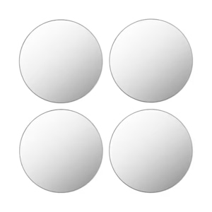 이케아 FARGEK 페리에크 장식 원형 거울 20cm 4개입/붙이는거울/벽부착/양면테이프포함/인테리어