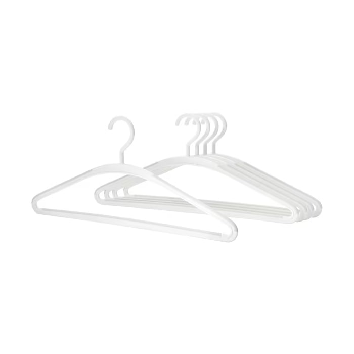 이케아 TRYSSE 트뤼세 옷걸이 5개입/바지걸이/미끄럼방지기능/드레스룸/행거/생활용품